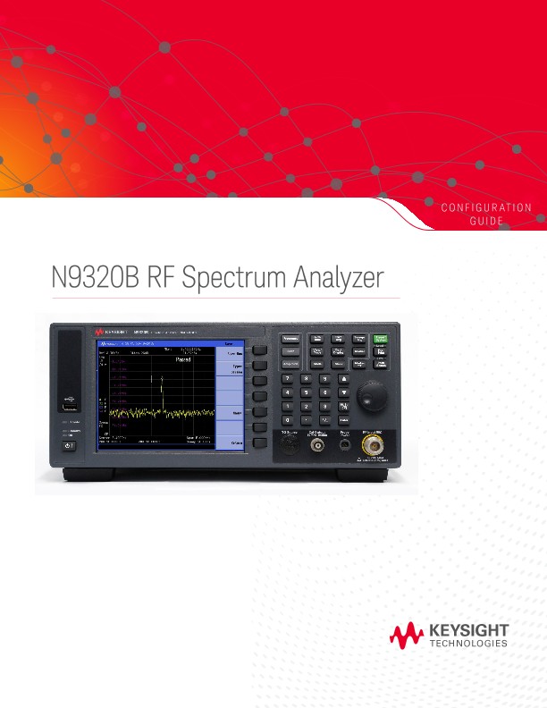 N9320B RF Spectrum Analyzer PDF Asset Page Keysight